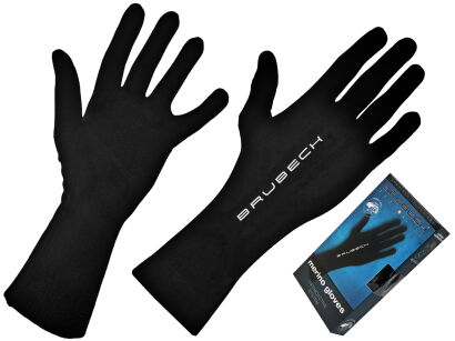 Rękawiczki termoaktywne Brubeck Merino black