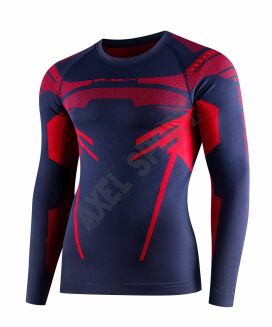 Bluza termoaktywna męska Brubeck Dry nieb/czer XXL - 4