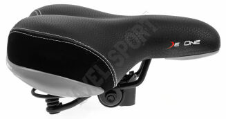 Siodełko na sprężynach City SE-DE034 De-One  - black-black - 2