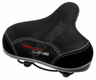 Siodełko na sprężynach City SE-DE034 De-One  - black-black - 4