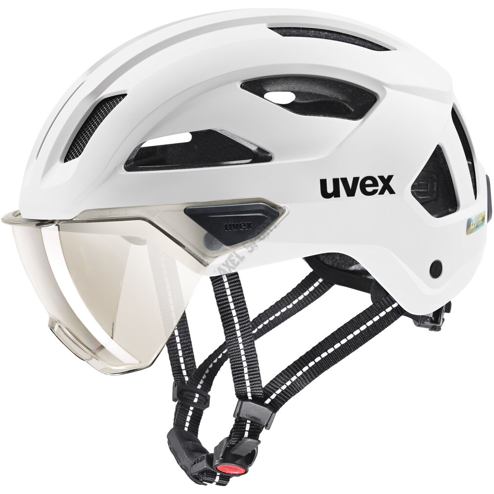 Kask rowerowy UVEX Stride Visor white matt 56-59cm