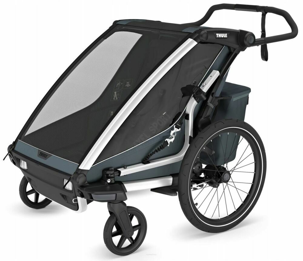 Przyczepka rowerowa THULE Chariot Cross 2 double dark slate (1-2 osobowa)