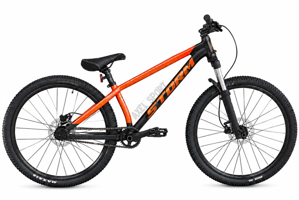 Rower dirtowy STORM dirt 1.0 (26'') R13 czarny/pomarańczowy