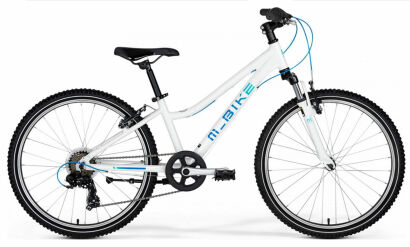 Rower dziecięcy górski M-BIKE TIN 24" rama 12" White