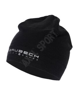 Czapka wełniana Merino BRUBECK HM1018 czarny S/M - 5