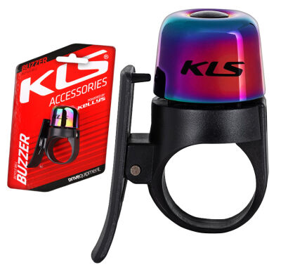 Dzwonek rowerowy Kellys Buzzer rainbow