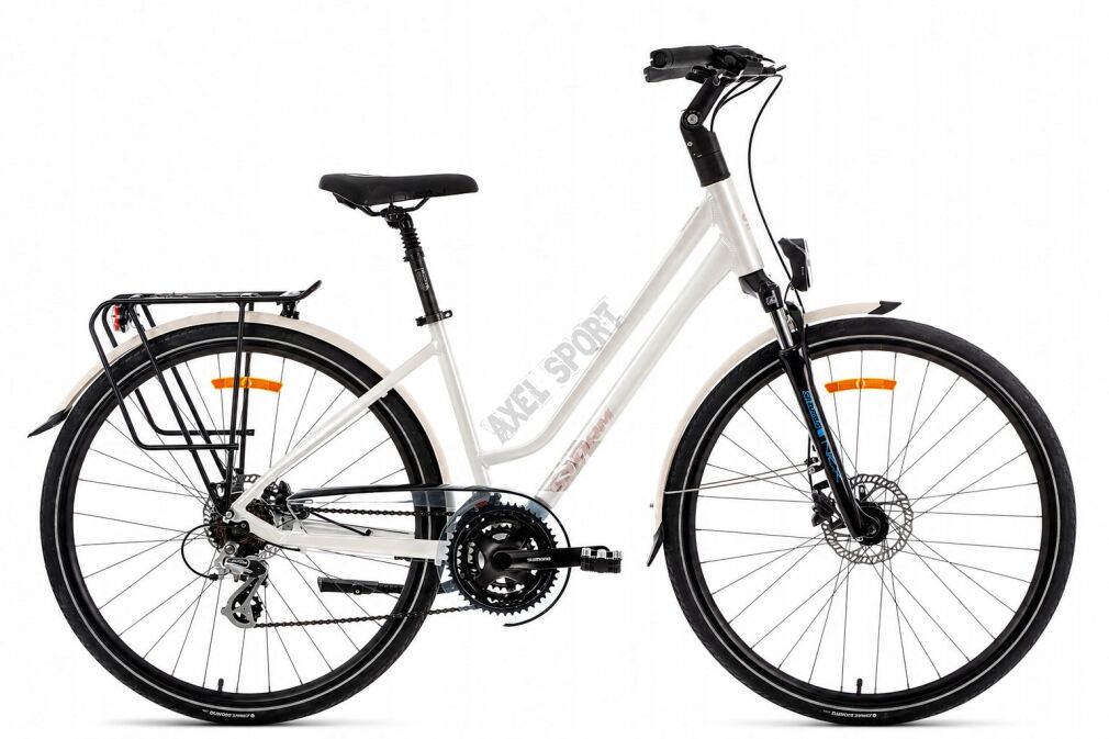 Rower trekkingowy STORM MARATHON Lady 7.0 (28'') R17 perłowy