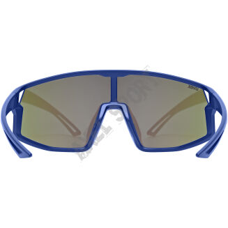 Okulary rowerowe UVEX Skyryse Jr. blue matt (mirror green) S3 - 5