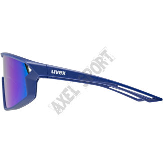 Okulary rowerowe UVEX Skyryse Jr. blue matt (mirror green) S3 - 6