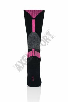 Skarpety narciarskie Damskie Brubeck  BSK001 SKI FORCE - czar/róż - 3
