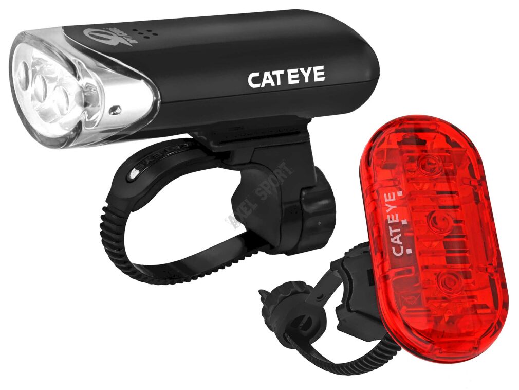Zestaw lampek CATEYE przód + tył HL-EL135N TL-LD135-R