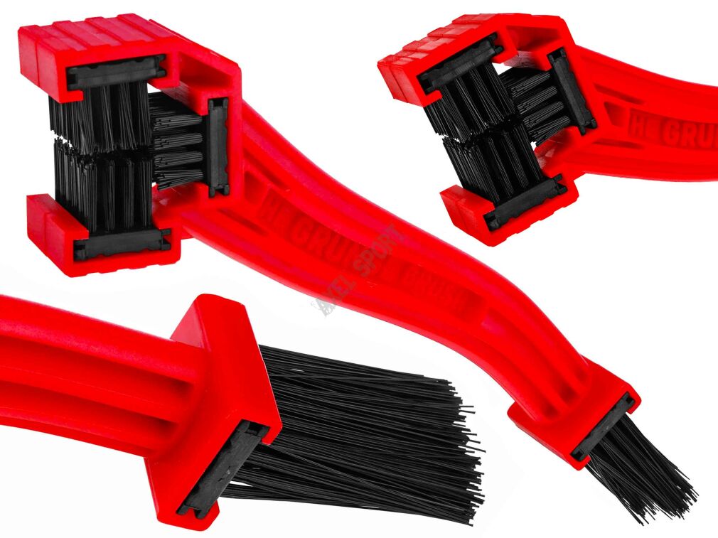 Szczotka do łańcucha FINISH LINE GRUNGE BRUSH RED