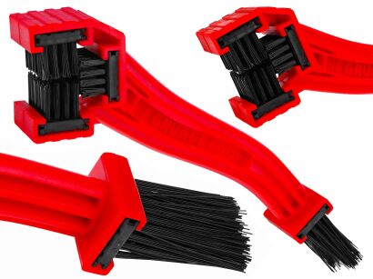 Szczotka do łańcucha FINISH LINE GRUNGE BRUSH RED