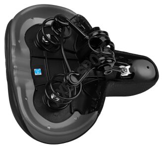 Siodełko JET SELLE na sprężynach HAPPY S022 AZ-136BF - 4