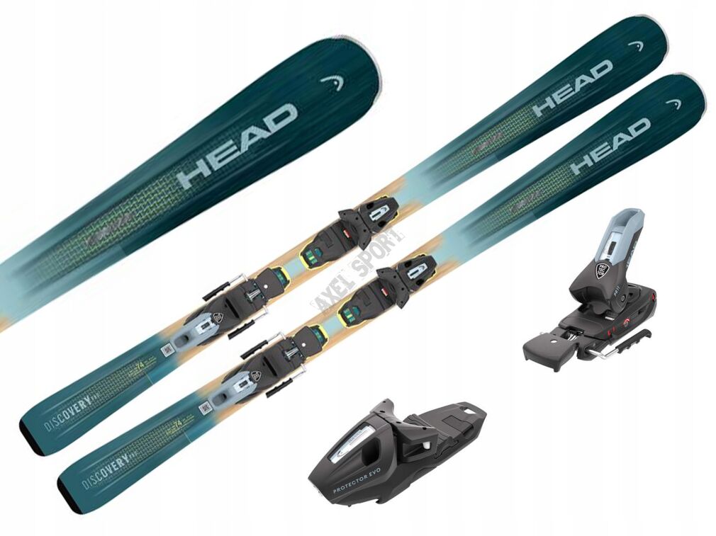 Narty HEAD Discovery 74 Pro AM + wiązania PROTECTOR EVO PR 11 GW
