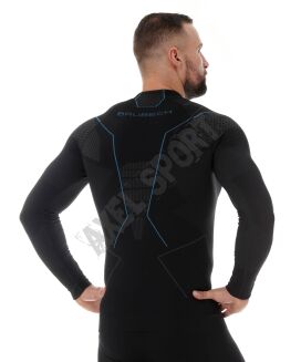 Bluza męska ciepła Brubeck THERMO czar/nieb XL - 3