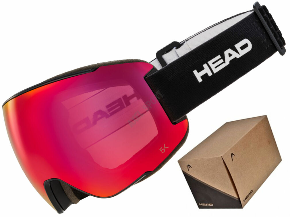 Gogle narciarskie HEAD MAGNIFY 5K red black S2