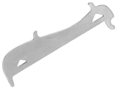 Przyrząd do pomiaru zużycia łańcucha z funkcją trzymania łańcucha