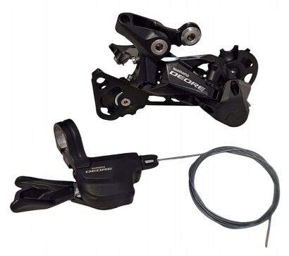 Zestaw dźwignia manetka + przerzutka Shimano Deore M6000 10rz.