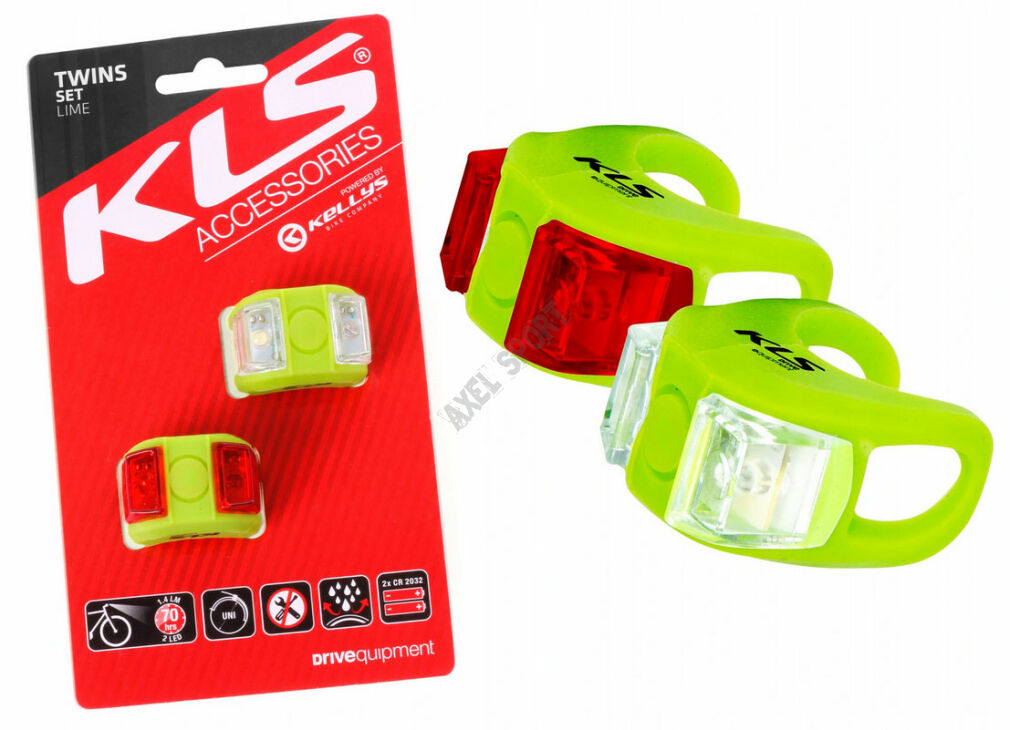 Zestaw oświetlenia KLS Twins lime green