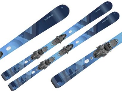 Narty damskie HEAD e-super Joy + wiązania PROTECTOR SLR 11 GW