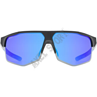 Okulary rowerowe UVEX Axos set black/blue matt (mirror blue) S3/S0 - 4