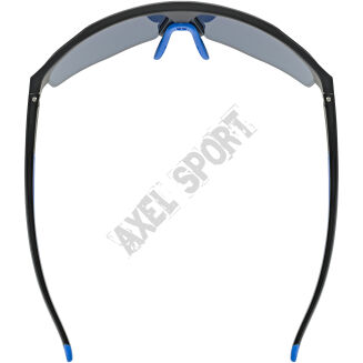 Okulary rowerowe UVEX Axos set black/blue matt (mirror blue) S3/S0 - 5