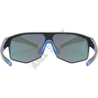 Okulary rowerowe UVEX Axos set black/blue matt (mirror blue) S3/S0 - 6