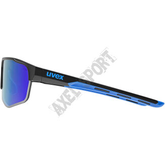 Okulary rowerowe UVEX Axos set black/blue matt (mirror blue) S3/S0 - 7
