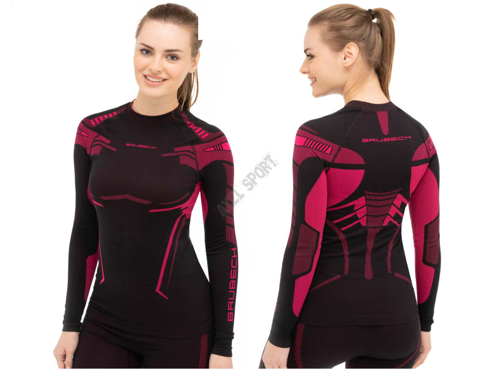 Bluza termoaktywna damska Brubeck Dry czar/fuk XL