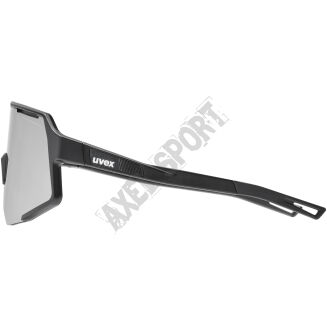 Okulary rowerowe przeciwsłoneczne UVEX Sequenze black matt/mirror silver S3 - 3