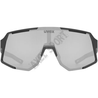 Okulary rowerowe przeciwsłoneczne UVEX Sequenze black matt/mirror silver S3 - 4