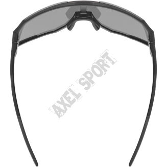 Okulary rowerowe przeciwsłoneczne UVEX Sequenze black matt/mirror silver S3 - 5