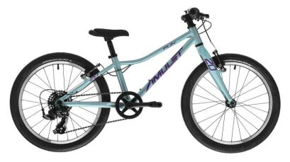 Rower dziecięcy AMULET Fun (20'') celeste blue/purple