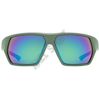 Okulary rowerowe UVEX Sportstyle 238 moss matt (mirror green) S3 - 3