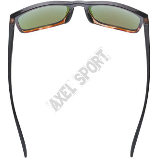 Okulary rowerowe UVEX Poise black-demi matt/mirror green S3 - 3