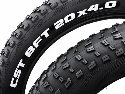 Opona rowerowa fatbike CST PREMIUM BFT 20x4.0 (100-406) Fiido M1 Pro 60TPI