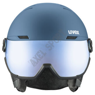 Kask narciarski UVEX Wanted visor blue (S2) - 2
