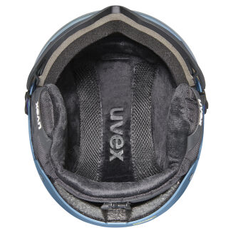 Kask narciarski UVEX Wanted visor blue (S2) - 6