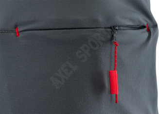 Męskie spodenki rowerowe MTB SILVINI Talfer - charcoal-red (szaro-czerwone) - 3