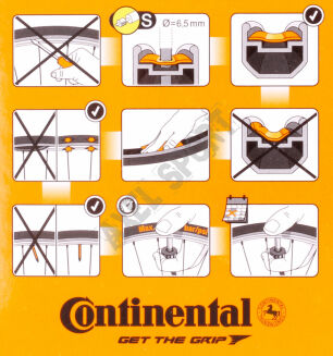Dętka Continental Race 28 700x20C/25C Presta 60 mm - 4