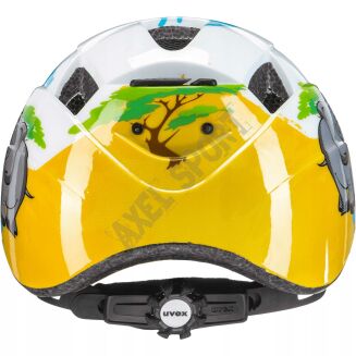 Kask rowerowy UVEX dziecięcy Kid 2 - niebieski (słoń i lew) 46-52 cm - 4