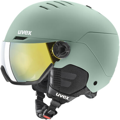 Kask narciarski UVEX Wanted Visor oxid green matt 54-58cm