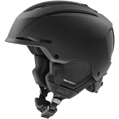 Kask narciarski UVEX Resolution black matt 55-59cm