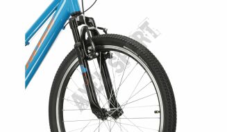 Rower dziecięcy górski KROSS Hexagon JR 1.0 (24'') niebiesko pomarańczowy - 5