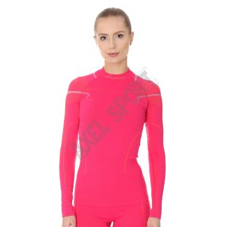 Bluza damska ciepła BRUBECK THERMO fuksja XL - 5