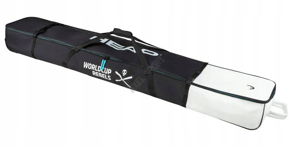 Pokrowiec na 2 pary nart HEAD Rebels Double Skibag black/white 203cm
