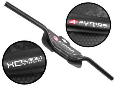 KIEROWNICA AUTHOR ACO-XC 660mm 25,4mm / CZARNA