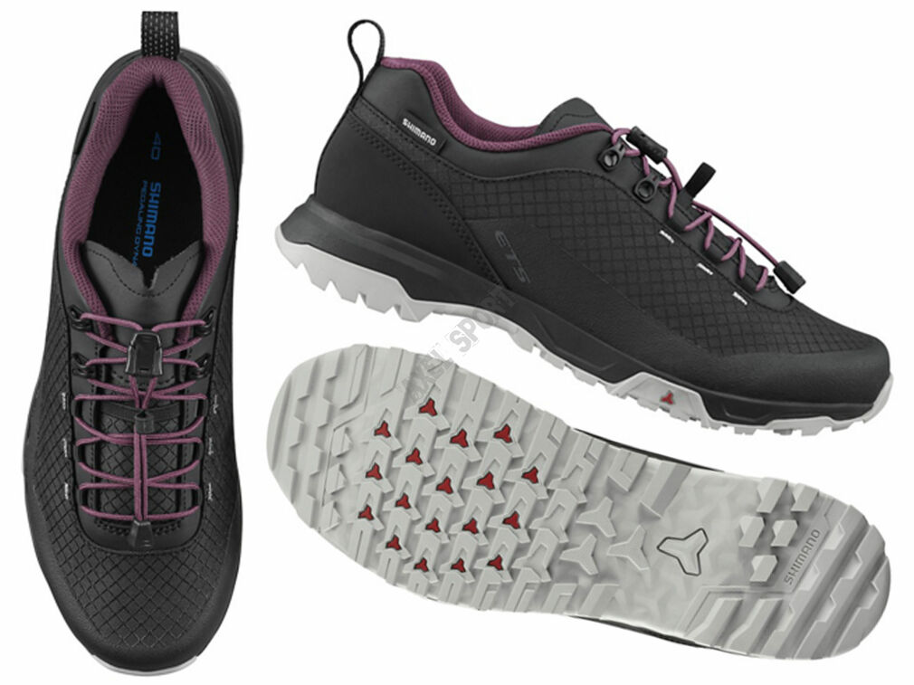 Buty rowerowe damskie SHIMANO ET501 czarne