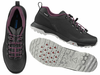 Buty rowerowe damskie SHIMANO ET501 czarne